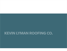 Tablet Screenshot of lymanroofing.com